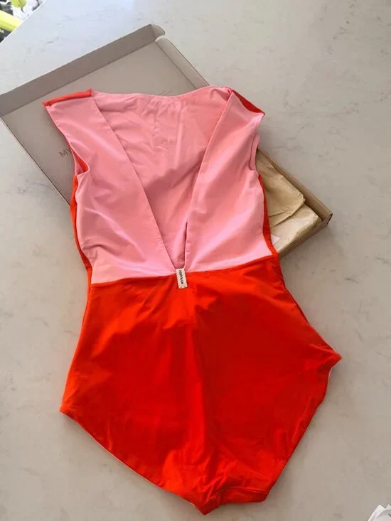 Seabody One Piece Swimsuit — poppy-macaron - Picture 6 of 10